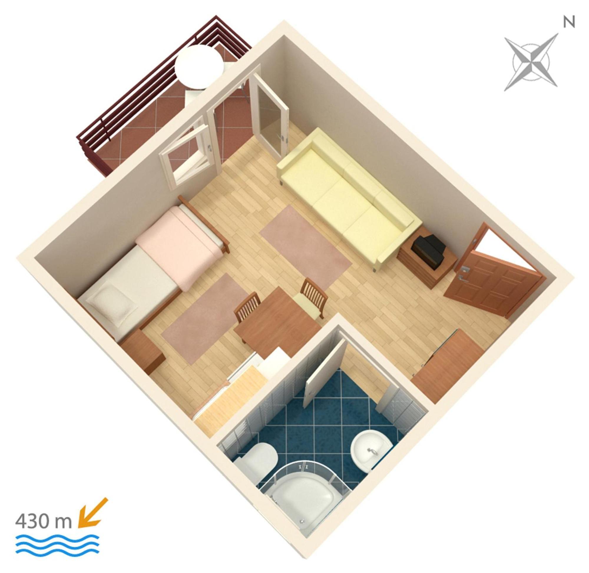 Apartments With A Parking Space Vodice - 4172 Екстер'єр фото